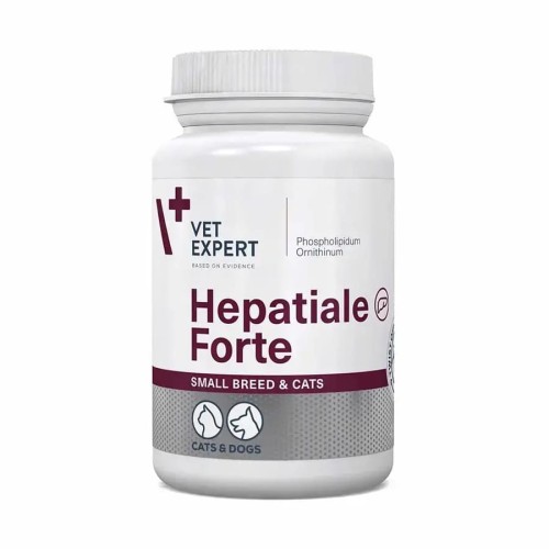 Гепатіалє форте VetExpert Hepatiale Forte для собак дрібних порід та котів, 40 капсул