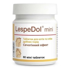 ЛеспеДол міні Dolfos LespeDol mini для котів і собак дрібних порід із захворюваннями сечостатевої системи і нирок, 60 міні таблеток