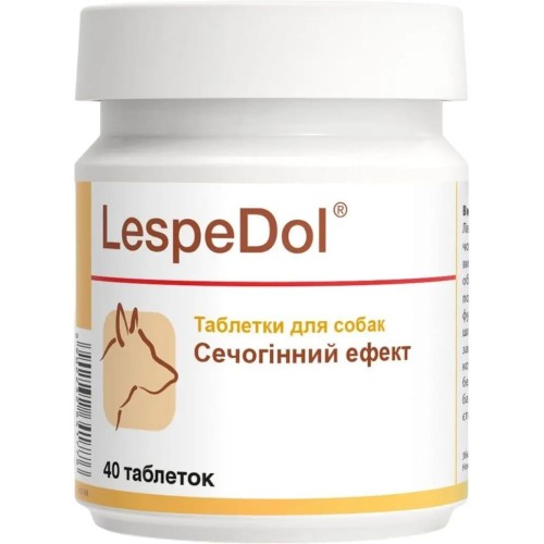 ЛеспеДол Dolfos LespeDol для собак із захворюваннями сечостатевої системи і нирок, 40 таблеток