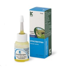 Отоспектрин (ДЛЯ ТВАРИН) краплі вушні, 15 мл