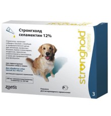 Стронгхолд 12% краплі від паразитів для собак 20,1-40 кг, 1 піпетка по 2 мл