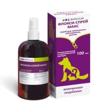Флоксі-спрей Макс (ДЛЯ ТВАРИН) для лікування дерматиту, 100 мл
