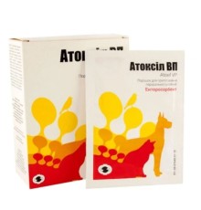 Атоксіл ВП (Atoxil VP) ентеросорбент для собак і кішок по 1 г №10 в пакетах, 1 пакет