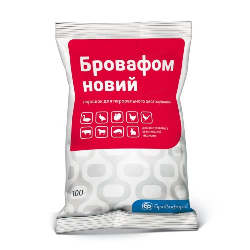 Бровафом новий (ДЛЯ ТВАРИН) порошок, 100 г пакет