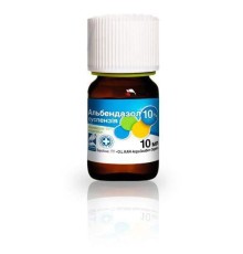 Альбендазол (ДЛЯ ТВАРИН) 10% антигельмінтик, суспензія, 10 мл
