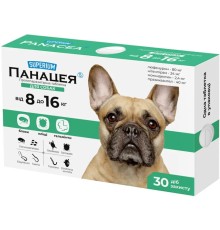 Суперіум Панацея протипаразитарна таблетка для собак вагою 8-16 кг, 1 таблетка