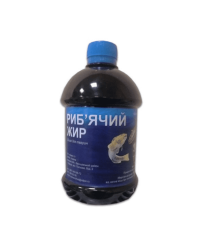 Риб'ячий жир при анемії для тварин та птахів, ветеринарний, 500 г