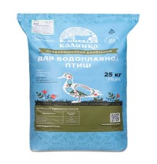 Калинка-25ВП для молодняка водоплавної птиці 21-49 днів гровер 6602, 25 кг