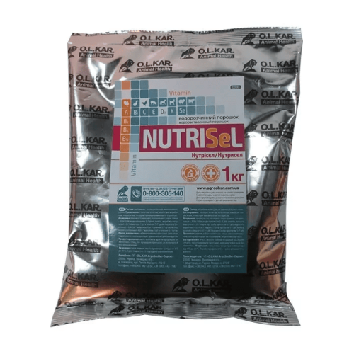 NUTRISel / НУТРІСел Нутріл Селен для тварин та птахів, 1 кг