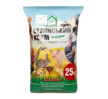 Комбікорм для курей-несучок 100% готовий комбікорм Селянський корм (7024), 25 кг