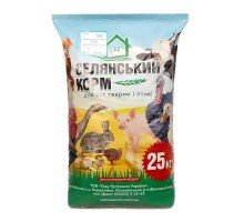 Комбікорм для курей-несучок 100% готовий комбікорм Селянський корм (7024), 25 кг