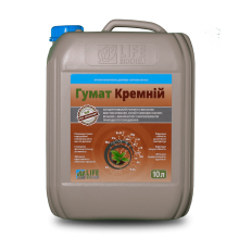Гумат Кремній розчин з кремнієм, солей гумінових кислот, 10 л