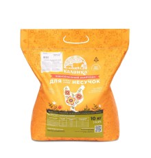 Комбікорм Калинка Стартер для курчат несучок (1-8 тижнів) 7019, 100% готовий корм старт, 10 кг