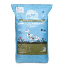 Калинка-25ВП для молодняка водоплавної птиці 0-21 днів старт 6601, 25 кг