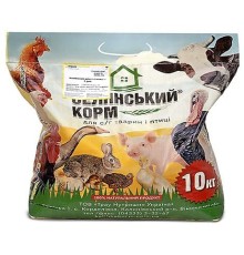 Комбікорм Селянський корм для сільськогосподарської птиці з 1-го дня 100% готовий корм (6624), 10 кг
